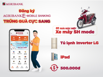 Giao dịch nhanh – trúng thưởng lớn cùng Agribank