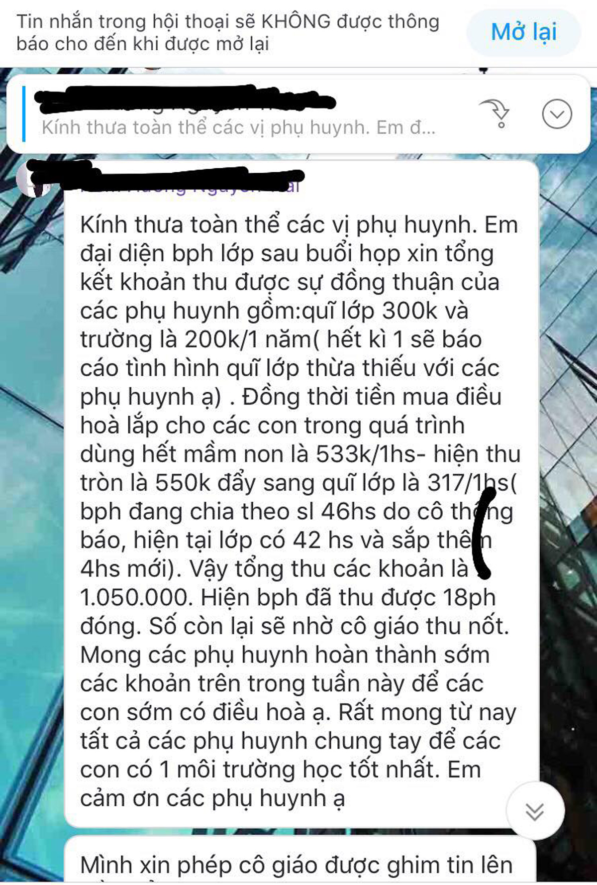 Dù không đồng tình, tự nguyện nhưng nhiều phụ huynh cũng đành