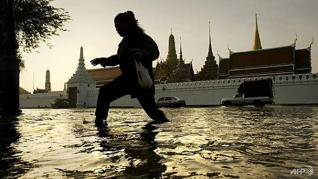 40% Bangkok có thể bị nhấn chìm vào năm 2030. Ảnh: AFP