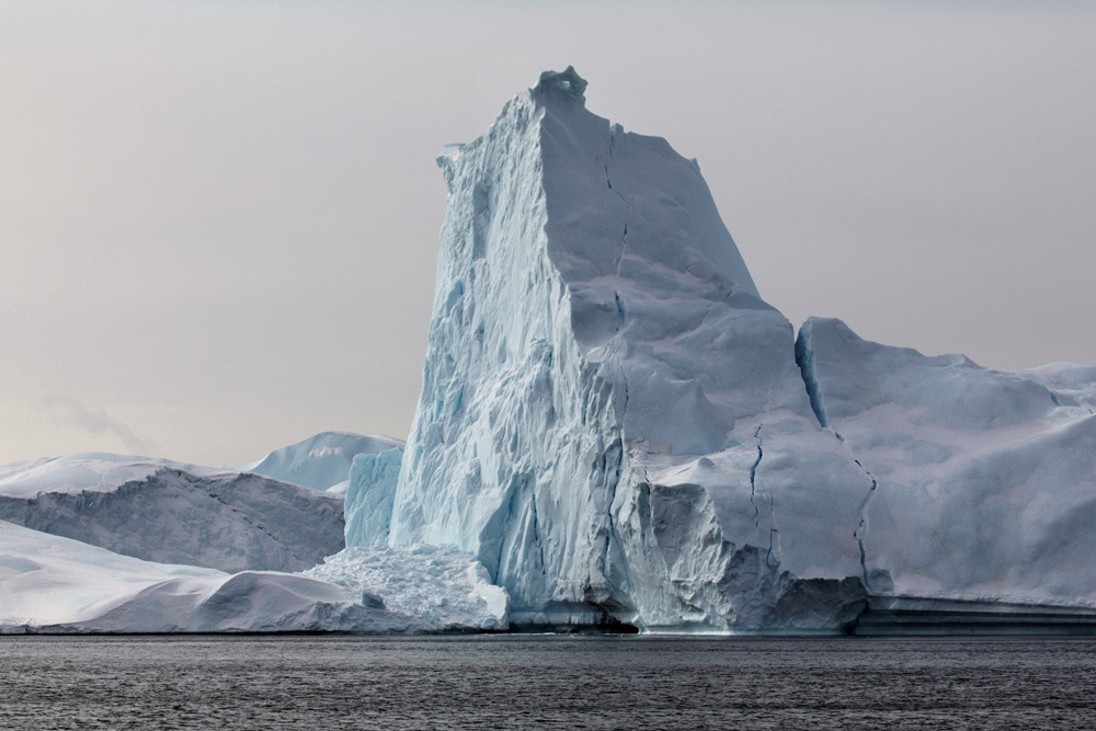 Các tảng băng khổng lồ tại Greenland