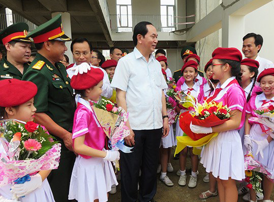 Chủ tịch nước Trần Đại Quang gửi thư chúc Tết Trung thu thiếu niên, nhi đồng cả nước