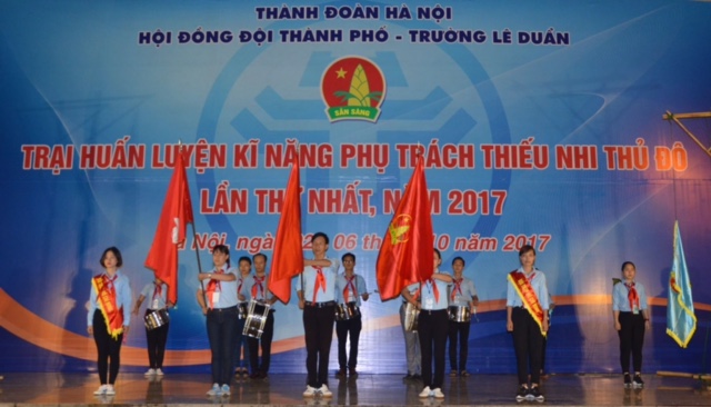 Khai mạc trại huấn luyện kĩ năng phụ trách thiếu nhi Thủ đô