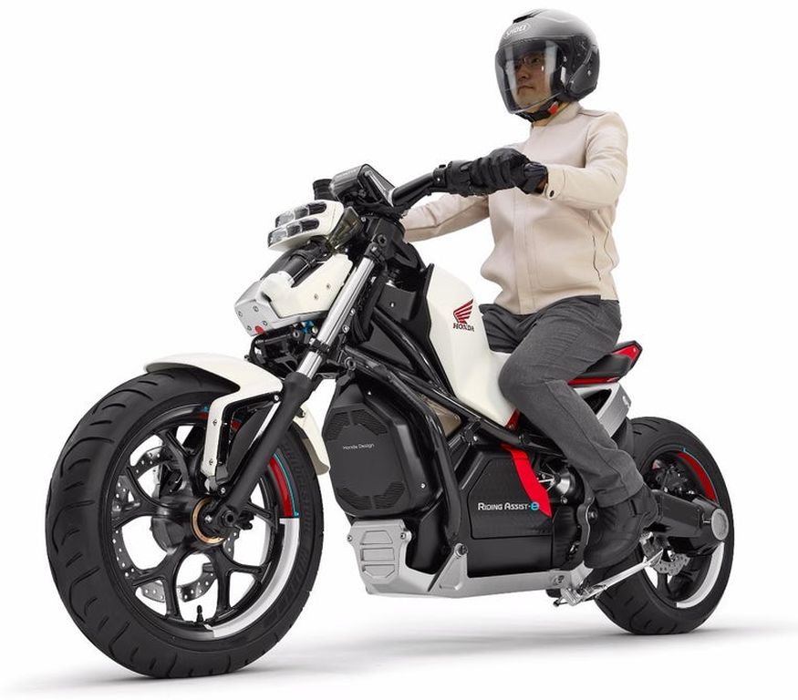 Honda Riding Assist-E - xe mô tô điện tự động cân bằng sẽ ra mắt tại triển làm Tokyo 2017
