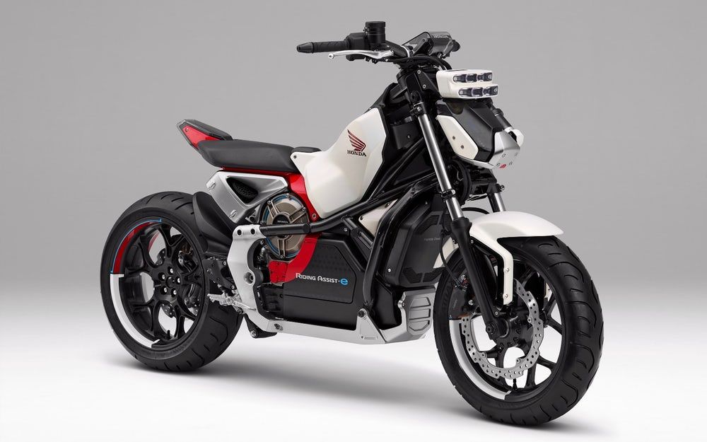 Honda Riding Assist-E - xe mô tô điện tự động cân bằng sẽ ra mắt tại triển làm Tokyo 2017
