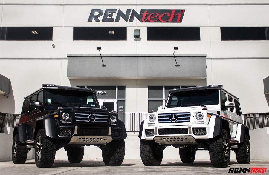 Mercedes-Benz G500 4x4² hầm hố sau khi qua tay Renntech