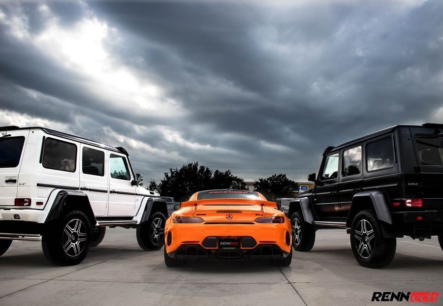 Mercedes-Benz G500 4x4² hầm hố sau khi qua tay Renntech