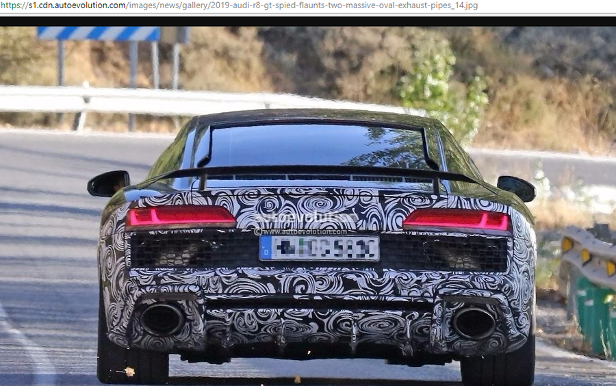 Bắt gặp Audi R8 GT 2019 với ống xả hình oval cỡ lớn