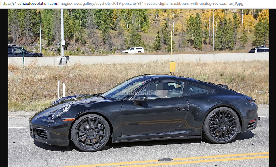 Porsche 911 2019 để lộ cụm đồng hồ kỹ thuật số hoàn toàn mới
