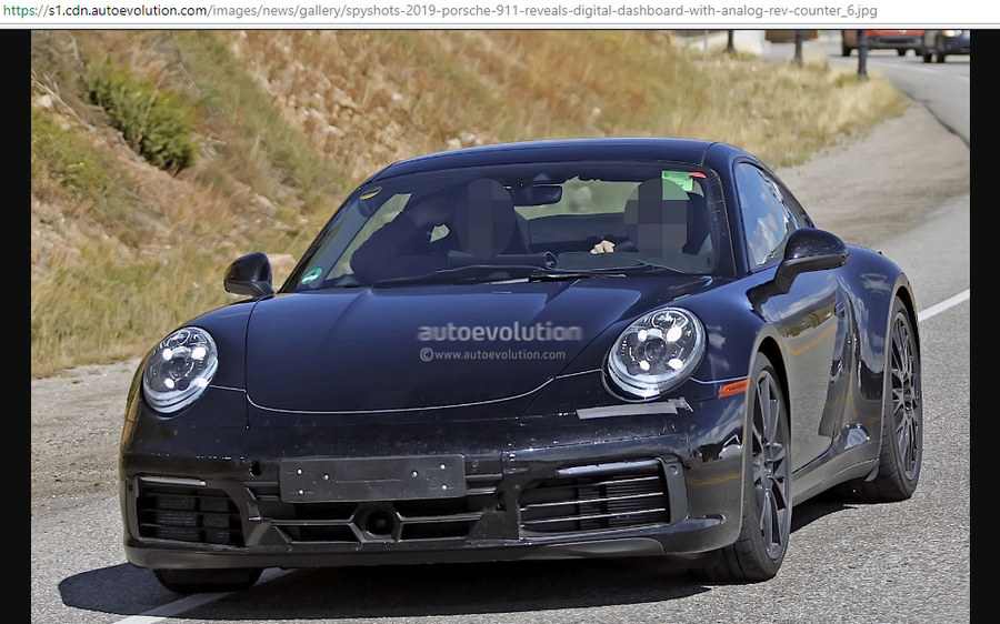 Porsche 911 2019 để lộ cụm đồng hồ kỹ thuật số hoàn toàn mới