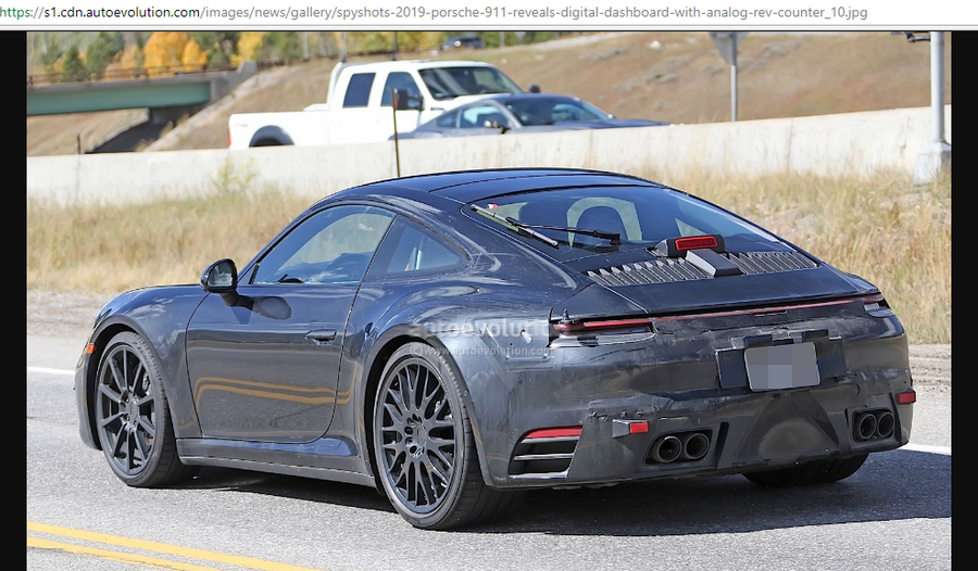 Porsche 911 2019 để lộ cụm đồng hồ kỹ thuật số hoàn toàn mới
