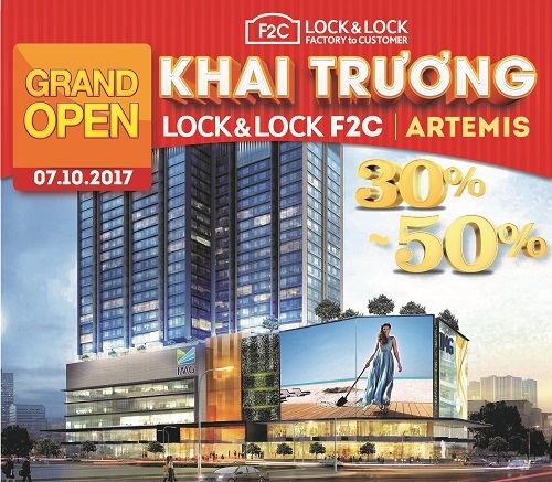 LOCK&LOCK khai trương cửa hàng F2C đầu tiên tại Hà Nội