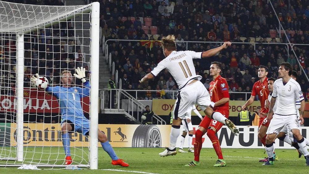 1h45 ngày 7/10, sân Grande Torino, bảng G vòng loại World Cup 2018 khu vực châu Âu: Italia – Macedonia