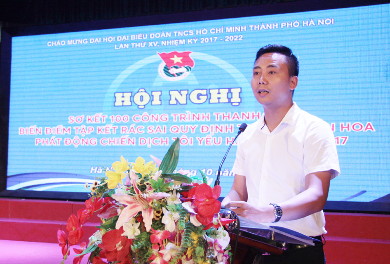 Thành đoàn Hà Nội phát động chiến dịch “Tôi yêu Hà Nội” năm 2017