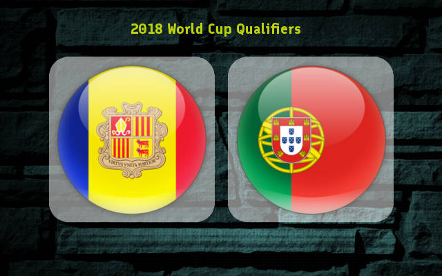 1h45 ngày 8/10, vòng loại World Cup 20 18 khu vực châu Âu, bảng B: Andorra - Bồ Đào Nha
