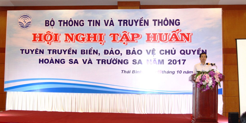 Tập huấn tuyên truyền về biển, đảo, bảo vệ chủ quyền Hoàng Sa và Trường Sa năm 2017
