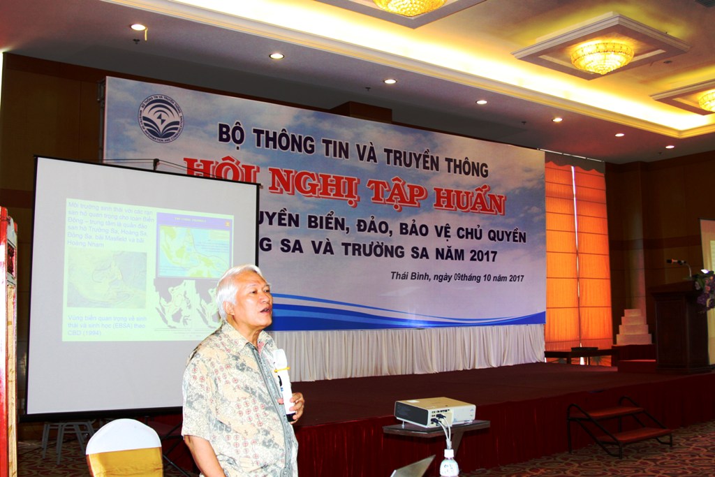 Tập huấn tuyên truyền về biển, đảo, bảo vệ chủ quyền Hoàng Sa và Trường Sa năm 2017