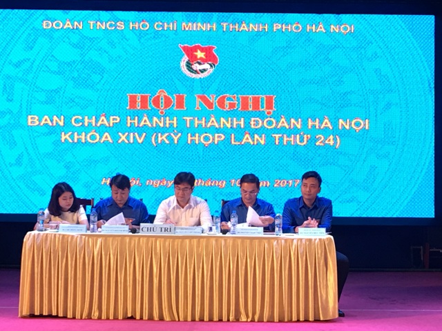 Thống nhất công tác Đại hội Đoàn TP Hà Nội lần thứ XV