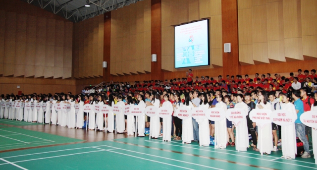Giải cầu lông HS-SV TP Hà Nội tranh Cúp báo Tuổi trẻ Thủ đô lần thứ IV: Những trái tim nhiệt huyết