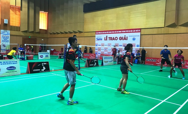 Giải cầu lông HS-SV TP Hà Nội tranh Cúp báo Tuổi trẻ Thủ đô lần thứ IV: Những trái tim nhiệt huyết