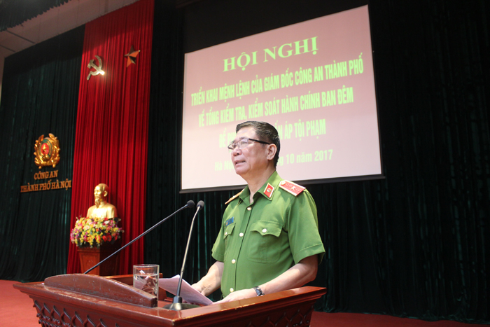 Công an Hà Nội ra quân tổng kiểm tra, phòng ngừa, trấn áp tội phạm về đêm
