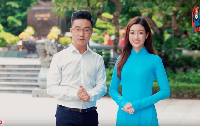 Hoa hậu Mỹ Linh kêu gọi các bạn trẻ hướng tới Đại hội Đoàn