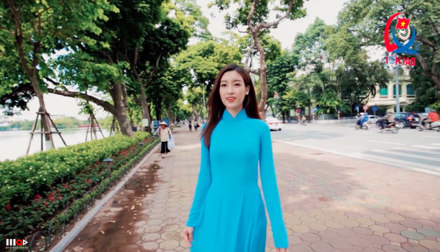Hoa hậu Mỹ Linh kêu gọi các bạn trẻ hướng tới Đại hội Đoàn