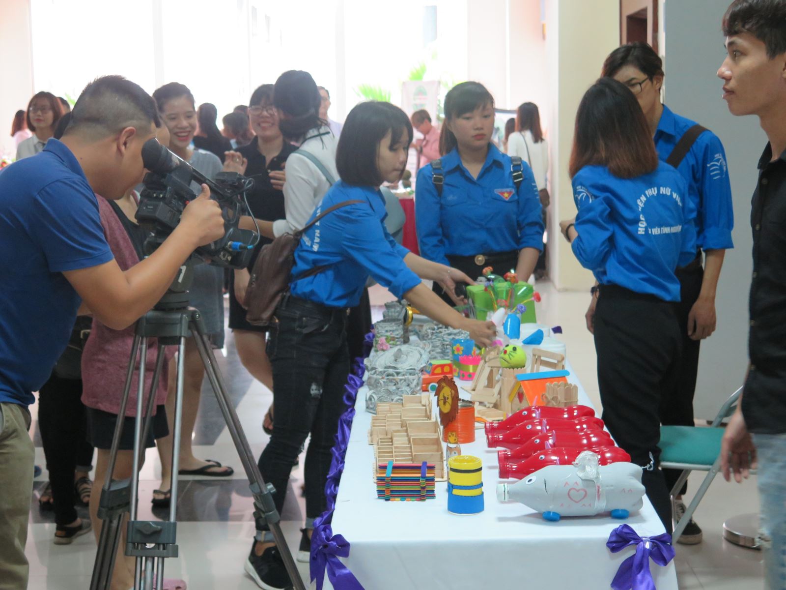 Ngày hội tái chế của Học viện Phụ nữ Việt Nam