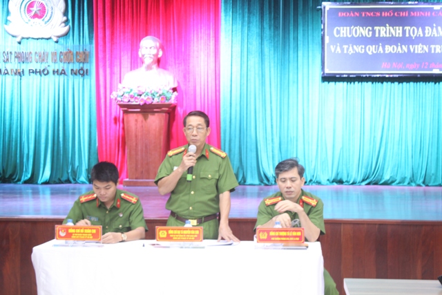 Cảnh sát Phòng cháy và Chữa cháy “hiến kế” cho Đoàn