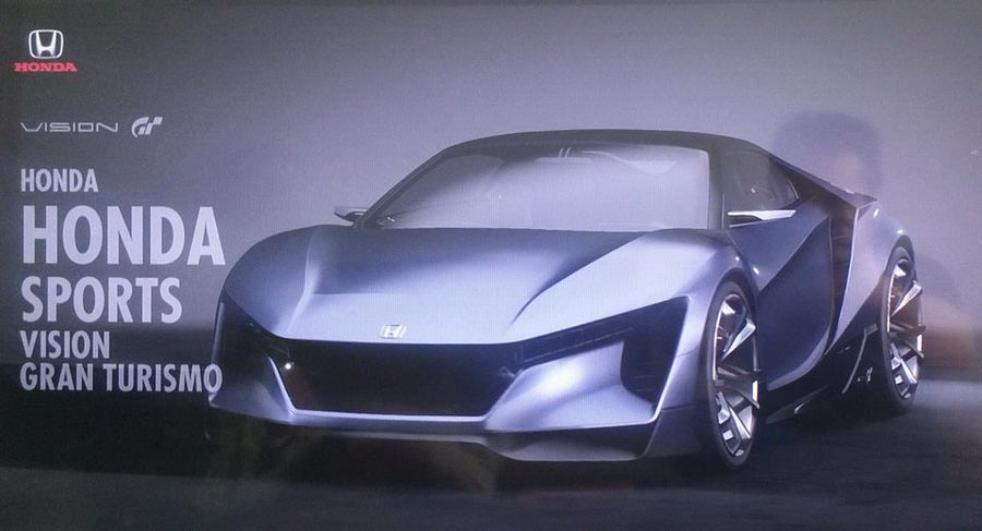 Honda Sports Vision Gran Turismo trông như phiên bản thu nhỏ của bằng NSX