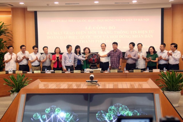 Ra mắt giao diện mới Trang thông tin diện tử của Đại biểu nhân dân TP Hà Nội