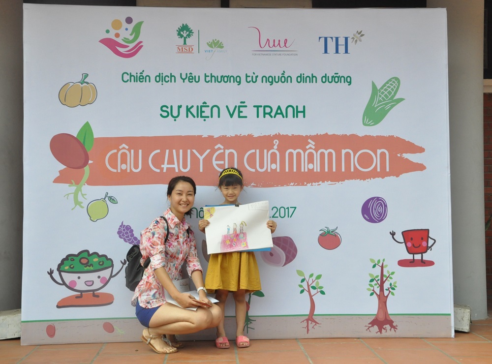 Sự kiện vẽ tranh “Câu chuyện mầm non”: Giúp trẻ nhỏ hiểu hơn về nguồn dinh dưỡng
