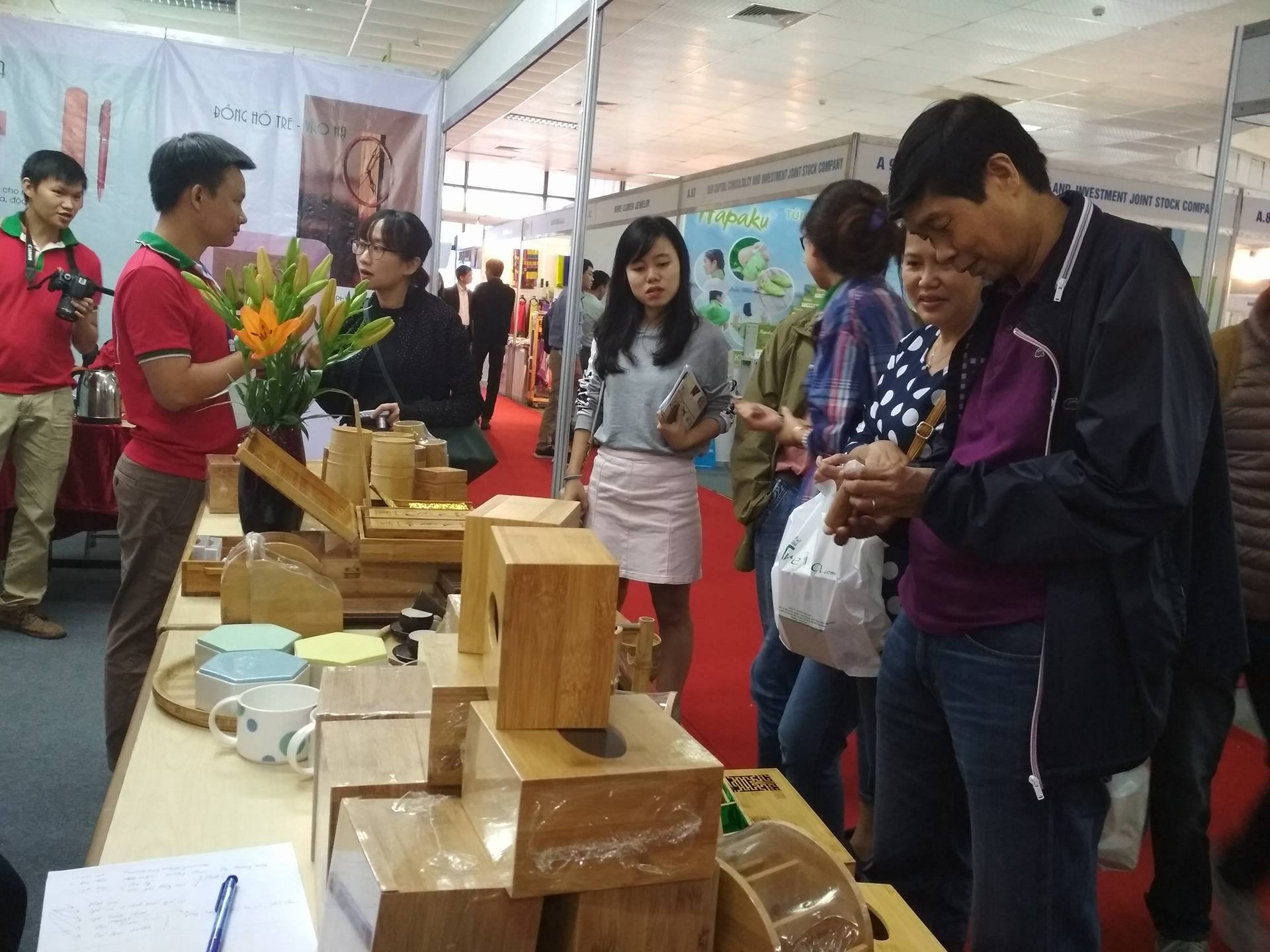 Khai mạc Hội chợ  quốc tế Quà tặng hàng thủ công mỹ nghệ Hà Nội
