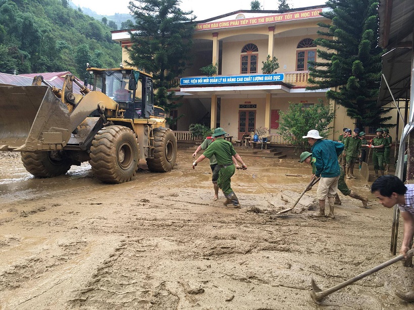 Tập trung khắc phục hậu quả mưa lũ tại Yên Bái