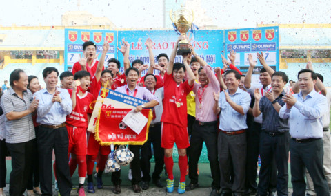86 đội tham dự giải bóng đá học sinh THPT Hà Nội tranh cúp báo An ninh Thủ đô