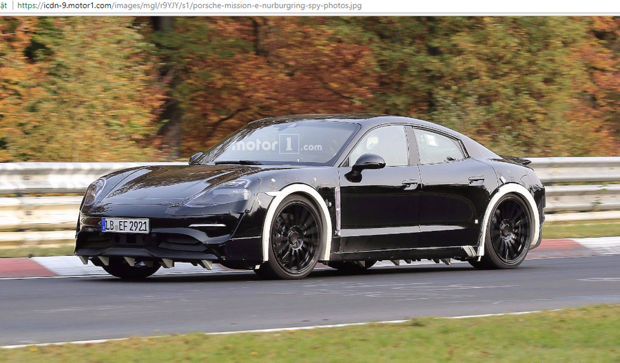 Porsche Mission E tiền sản xuất được thử nghiệm trên cung đường Nurburgring