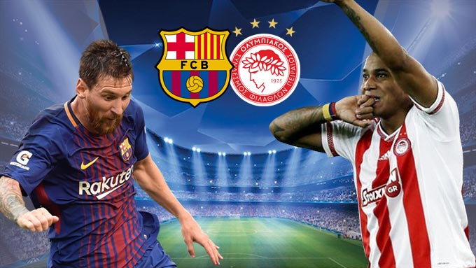 01h45 ngày 19/10, sân Nou Camp: Barca - Olympiacos: Choáng ngợp Nou Camp