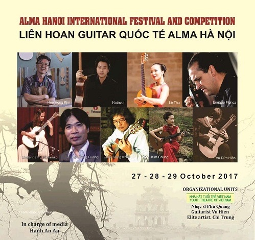 Liên hoan guitar cổ điển quốc tế đầu tiên sắp diễn ra tại Hà Nội