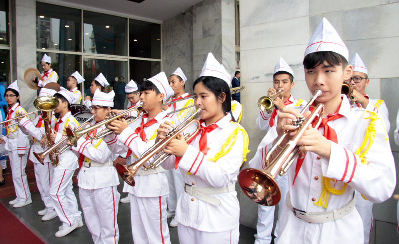 [Chùm ảnh] Đại hội đại biểu Đoàn TN Hà Nội lần thứ XV vinh dự đón tiếp các vị lãnh đạo Trung ương, thành phố