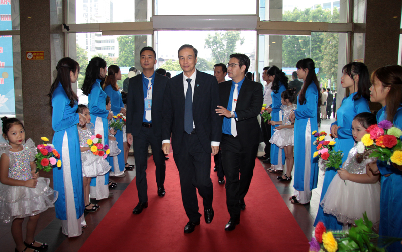 [Chùm ảnh] Đại hội đại biểu Đoàn TN Hà Nội lần thứ XV vinh dự đón tiếp các vị lãnh đạo Trung ương, thành phố