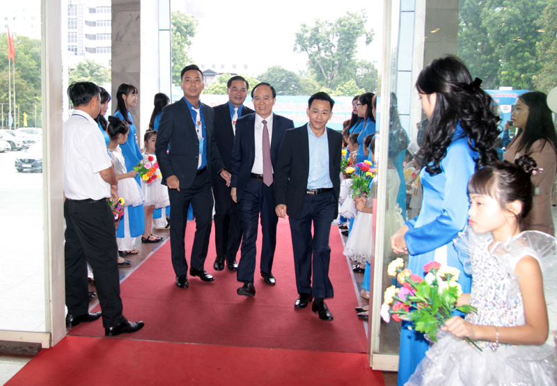 [Chùm ảnh] Đại hội đại biểu Đoàn TN Hà Nội lần thứ XV vinh dự đón tiếp các vị lãnh đạo Trung ương, thành phố