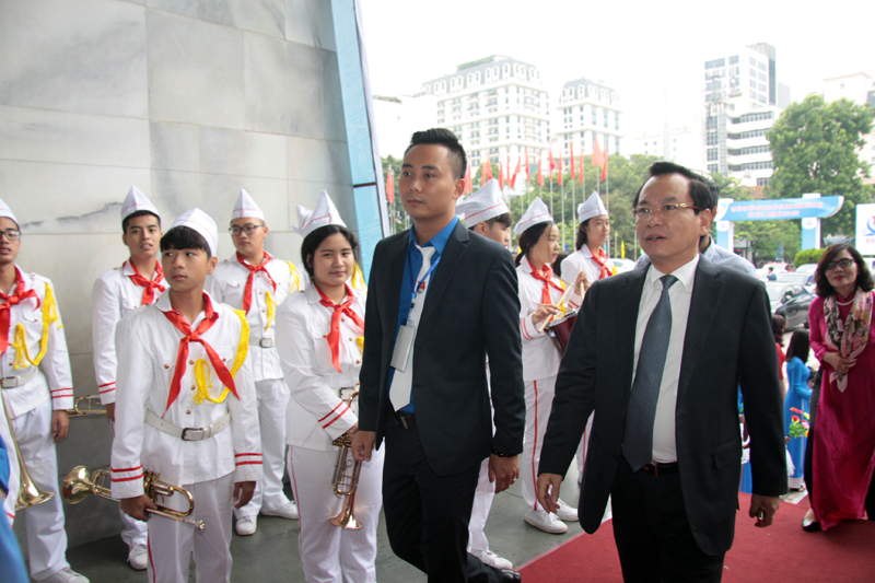 [Chùm ảnh] Đại hội đại biểu Đoàn TN Hà Nội lần thứ XV vinh dự đón tiếp các vị lãnh đạo Trung ương, thành phố
