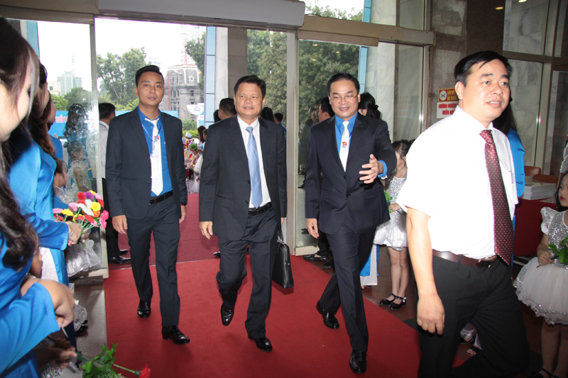 [Chùm ảnh] Đại hội đại biểu Đoàn TN Hà Nội lần thứ XV vinh dự đón tiếp các vị lãnh đạo Trung ương, thành phố