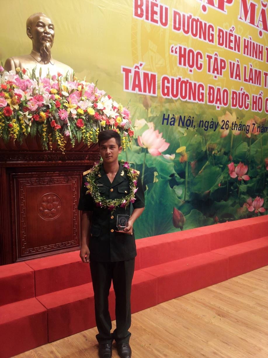 Trung úy Nguyễn Anh Tuấn – Gương mặt trẻ tiêu biểu của Thủ đô