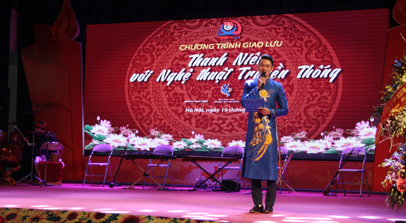 Giao lưu thanh niên với nghệ thuật truyền thống chào mừng Đại hội Đoàn