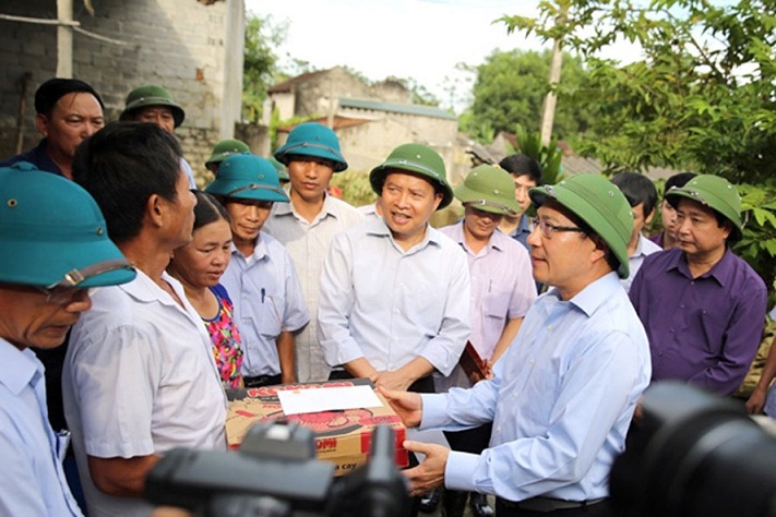 Phó Thủ tướng chỉ đạo khắc phục hậu quả mưa lũ tại Thanh Hóa