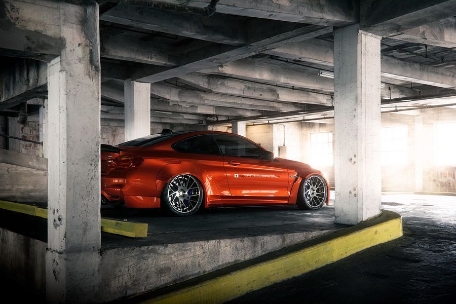 BMW M4 Coupe gây chú ý với bộ thân rộng từ Liberty Walk