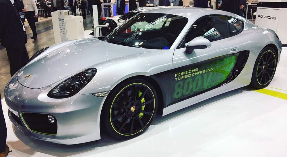 Porshce Cayman EV concept tăng tốc từ 0-100km/h chỉ trong 3.3 giây