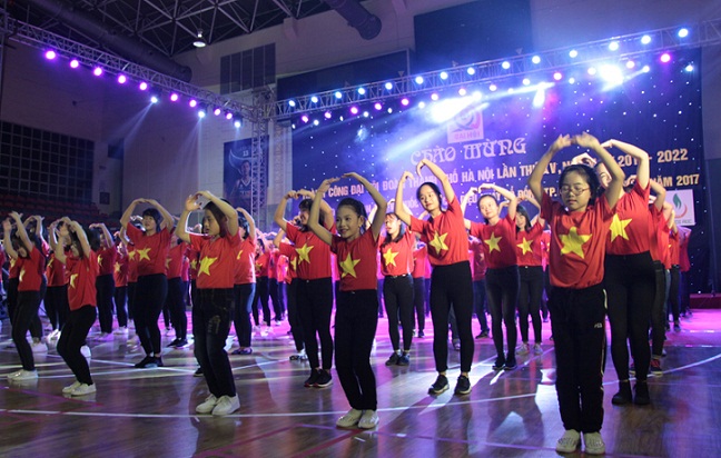 [Chùm ảnh] Hân hoan chào mừng thành công Đại hội Đoàn Thành phố Hà Nội lần thứ XV nhiệm kỳ 2017- 2022
