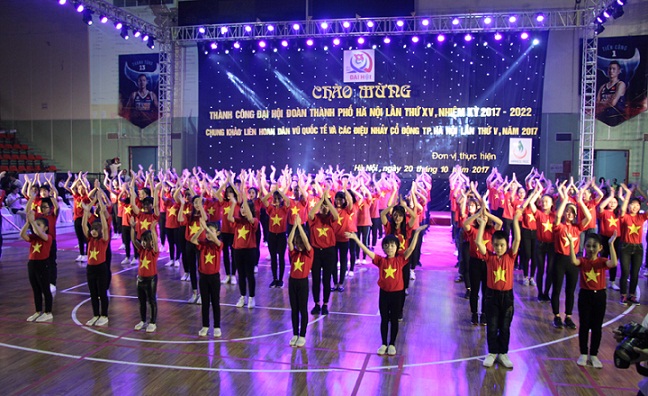 [Chùm ảnh] Hân hoan chào mừng thành công Đại hội Đoàn Thành phố Hà Nội lần thứ XV nhiệm kỳ 2017- 2022