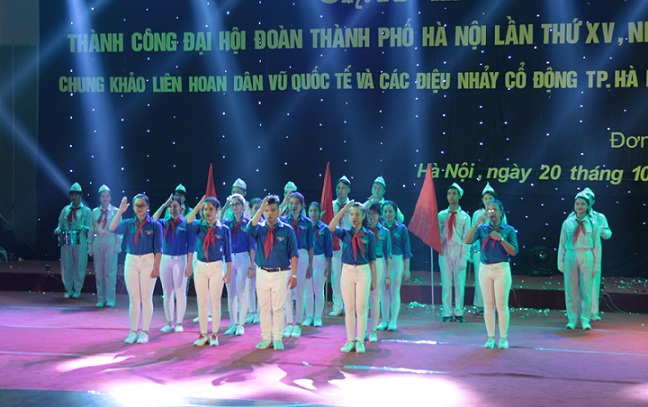 [Chùm ảnh] Hân hoan chào mừng thành công Đại hội Đoàn Thành phố Hà Nội lần thứ XV nhiệm kỳ 2017- 2022